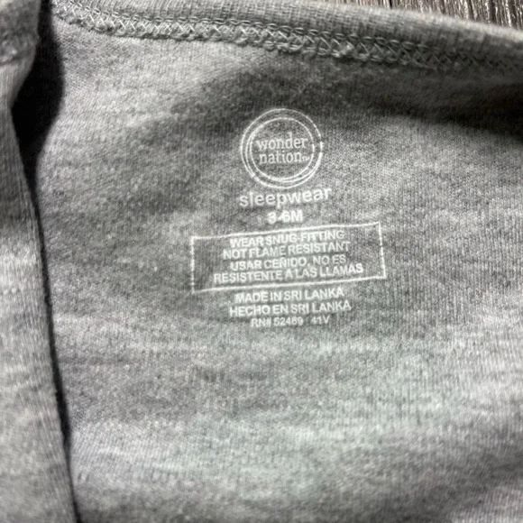 Baby Footie Pajamas Two Way Zipper Dinosaurs Animals Cookies Size 3-6 Months - Picture 3 of 8